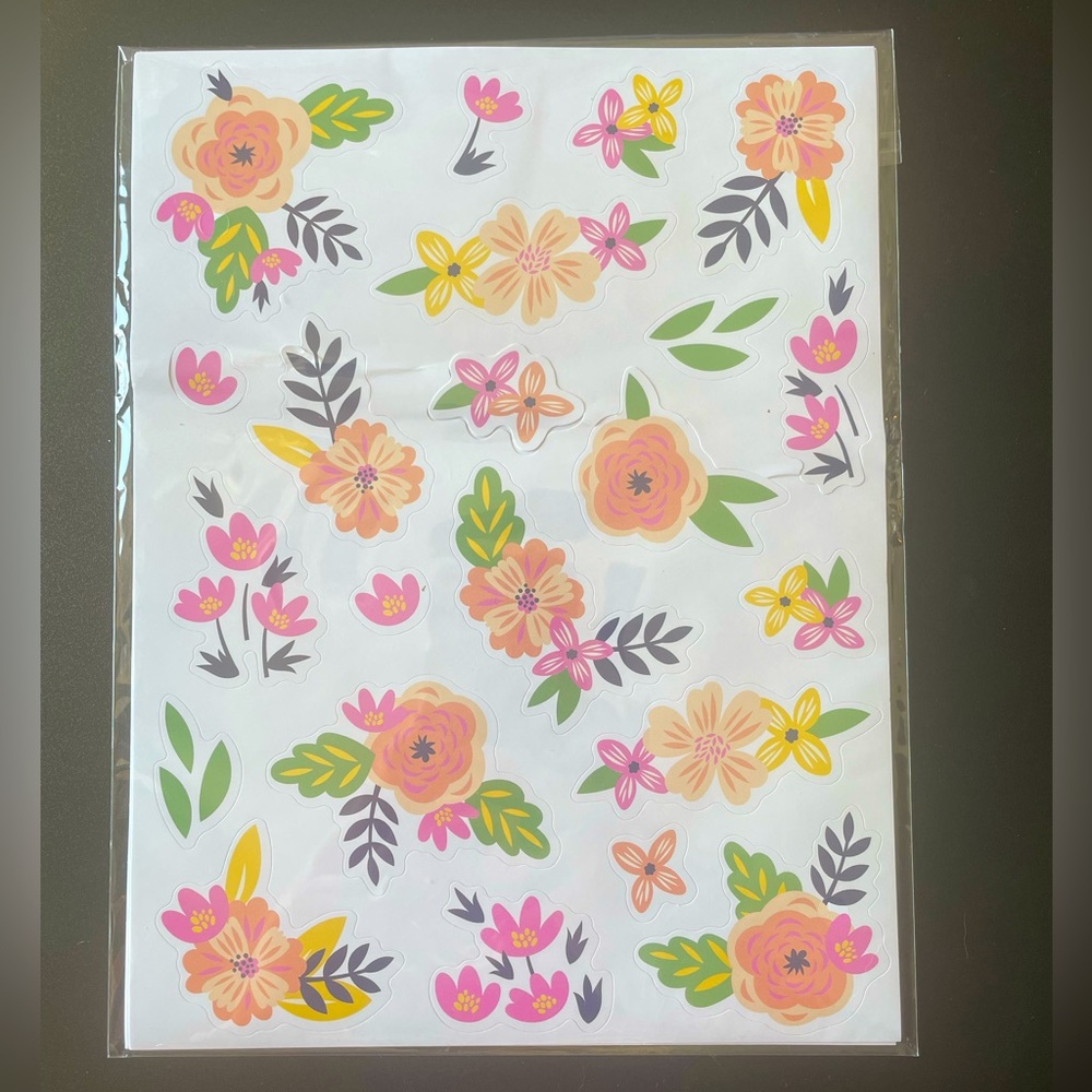 🎁 FREE Flower sticker pack - 5 sheets